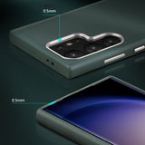 X-Level Samsung Galaxy S24 Ultra Deksel Skinntekstur Grå