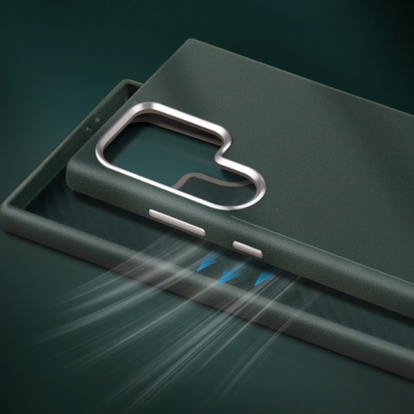 X-Level Samsung Galaxy S24 Ultra Deksel Skinntekstur Grå