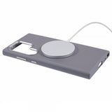 X-Level Samsung Galaxy S24 Ultra Deksel Skinntekstur MagSafe Grå