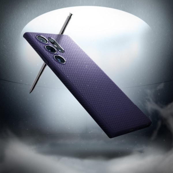 Spigen Samsung Galaxy S24 Ultra Deksel Liquid Air Deep Purple