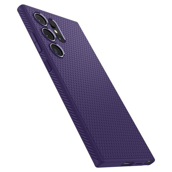 Spigen Samsung Galaxy S24 Ultra Deksel Liquid Air Deep Purple