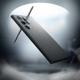 Spigen Samsung Galaxy S24 Ultra Deksel Liquid Air Marble Grey