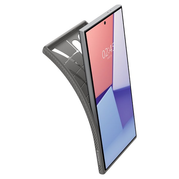 Spigen Samsung Galaxy S24 Ultra Deksel Liquid Air Marble Grey