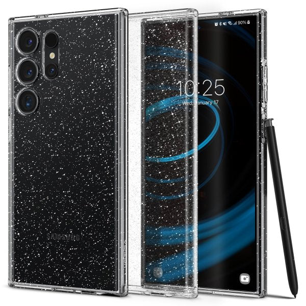 Spigen Samsung Galaxy S24 Ultra Deksel Liquid Crystal Glitter Crystal Quartz