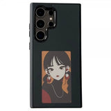 Samsung Galaxy S24 Ultra Deksel Innebygd skjerm E Ink Case Svart