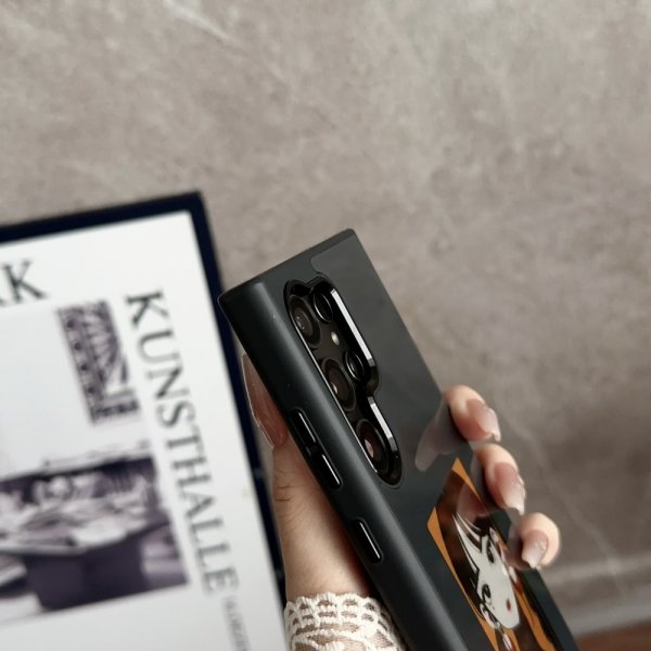 Samsung Galaxy S24 Ultra Deksel Innebygd skjerm E Ink Case Svart