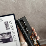 Samsung Galaxy S24 Ultra Deksel Innebygd skjerm E Ink Case Svart