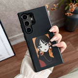 Samsung Galaxy S24 Ultra Deksel Innebygd skjerm E Ink Case Svart
