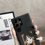 Samsung Galaxy S24 Ultra Deksel Innebygd skjerm E Ink Case Svart