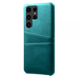 Samsung Galaxy S24 Ultra Deksel med To Kortlommer Grønn