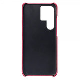 Samsung Galaxy S24 Ultra Deksel med To Kortlommer Magenta