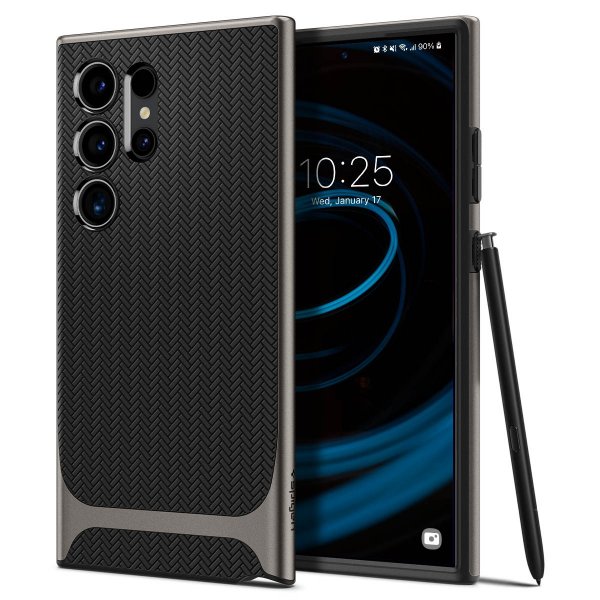Spigen Samsung Galaxy S24 Ultra Deksel Neo Hybrid Gunmetal