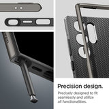 Spigen Samsung Galaxy S24 Ultra Deksel Neo Hybrid Gunmetal