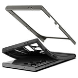 Spigen Samsung Galaxy S24 Ultra Deksel Neo Hybrid Gunmetal