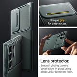 Spigen Samsung Galaxy S24 Ultra Deksel Optik Armor Abyss Green