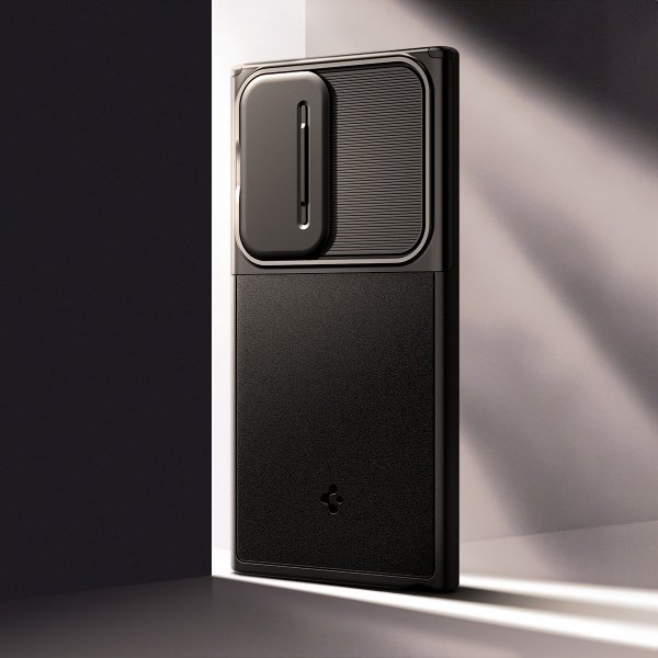 Spigen Samsung Galaxy S24 Ultra Deksel Optik Armor Svart