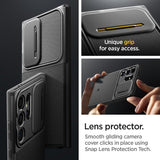 Spigen Samsung Galaxy S24 Ultra Deksel Optik Armor Svart