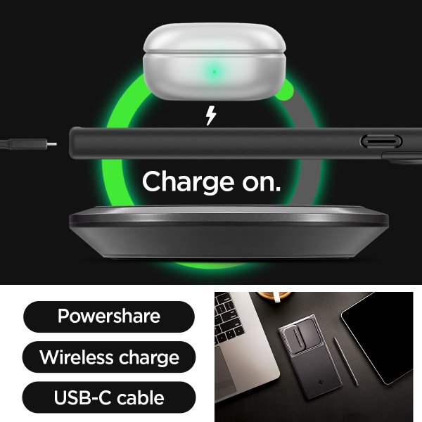 Spigen Samsung Galaxy S24 Ultra Deksel Optik Armor Svart
