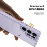 Dux Ducis Samsung Galaxy S24 Ultra Deksel Rafi II Series MagSafe Lilla