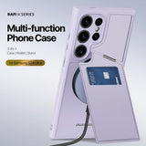 Dux Ducis Samsung Galaxy S24 Ultra Deksel Rafi II Series MagSafe Lilla