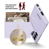 Dux Ducis Samsung Galaxy S24 Ultra Deksel Rafi II Series MagSafe Lilla