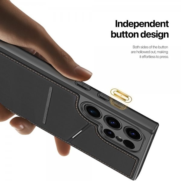 Dux Ducis Samsung Galaxy S24 Ultra Deksel Rafi II Series MagSafe Svart