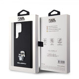 Karl Lagerfeld Samsung Galaxy S24 Ultra Saffiano Karl & Choupette Svart