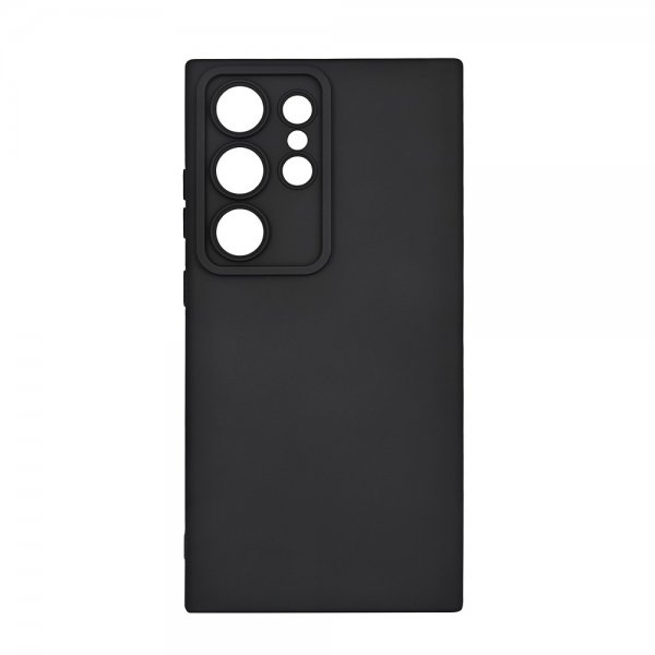 Essentials Samsung Galaxy S24 Ultra Deksel Silicone Case Svart