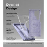 Ringke Samsung Galaxy S24 Ultra Silicone Magnetic Lavendel