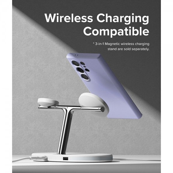 Ringke Samsung Galaxy S24 Ultra Silicone Magnetic Lavendel