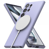 Ringke Samsung Galaxy S24 Ultra Silicone Magnetic Lavendel