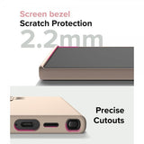 Ringke Samsung Galaxy S24 Ultra Silicone Magnetic Pink Sand