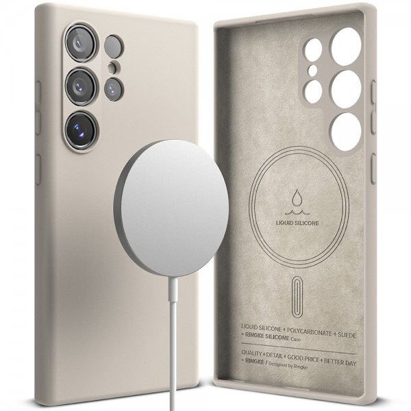 Ringke Samsung Galaxy S24 Ultra Silicone Magnetic Stone