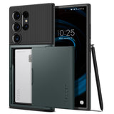 Spigen Samsung Galaxy S24 Ultra Deksel Slim Armor CS Abyss Green