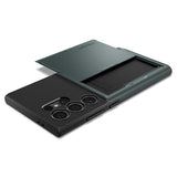 Spigen Samsung Galaxy S24 Ultra Deksel Slim Armor CS Abyss Green