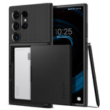 Spigen Samsung Galaxy S24 Ultra Deksel Slim Armor CS Svart