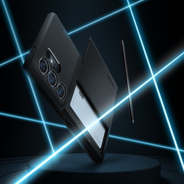 Spigen Samsung Galaxy S24 Ultra Deksel Slim Armor CS Svart