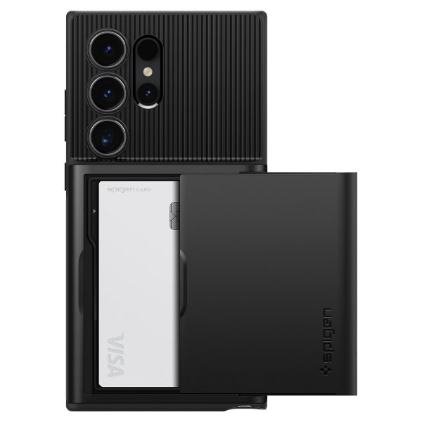 Spigen Samsung Galaxy S24 Ultra Deksel Slim Armor CS Svart