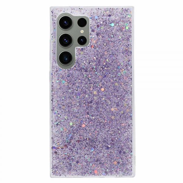 Nordic Covers Samsung Galaxy S24 Ultra Deksel Sparkle Series Lilac Purple