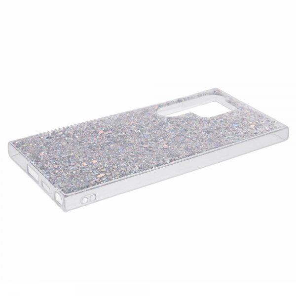 Nordic Covers Samsung Galaxy S24 Ultra Deksel Sparkle Series Stardust Silver