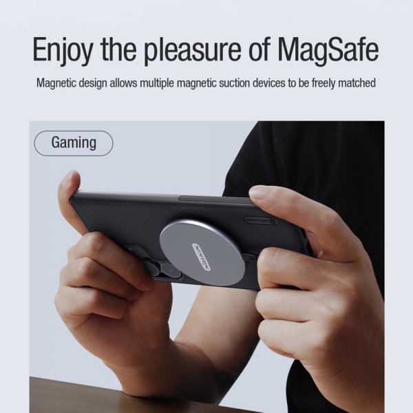 Nillkin Samsung Galaxy S24 Ultra Deksel Super Frosted Shield Pro MagSafe Svart