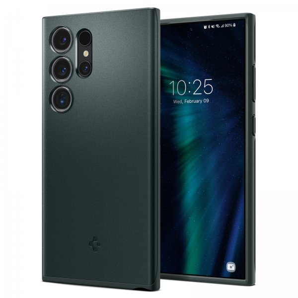 Spigen Samsung Galaxy S24 Ultra Deksel Thin Fit Abyss Green