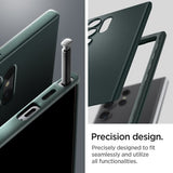 Spigen Samsung Galaxy S24 Ultra Deksel Thin Fit Abyss Green