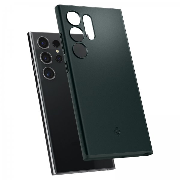 Spigen Samsung Galaxy S24 Ultra Deksel Thin Fit Abyss Green