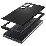 Spigen Samsung Galaxy S24 Ultra Deksel Thin Fit Svart