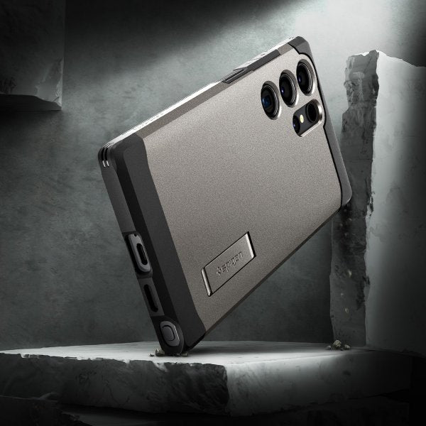 Spigen Samsung Galaxy S24 Ultra Deksel Tough Armor Gunmetal
