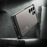 Spigen Samsung Galaxy S24 Ultra Deksel Tough Armor Gunmetal