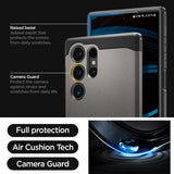 Spigen Samsung Galaxy S24 Ultra Deksel Tough Armor Gunmetal