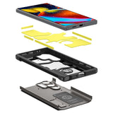Spigen Samsung Galaxy S24 Ultra Deksel Tough Armor Gunmetal
