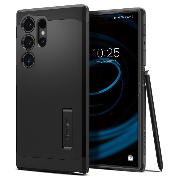 Spigen Samsung Galaxy S24 Ultra Deksel Tough Armor MagFit Svart